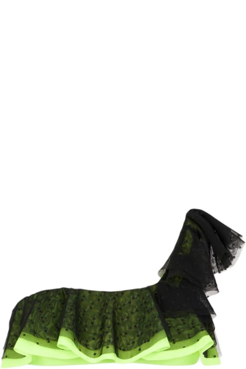 أدوات منزلية MC2 Saint Barth Woman One Shoulder Ruffled Bandeau