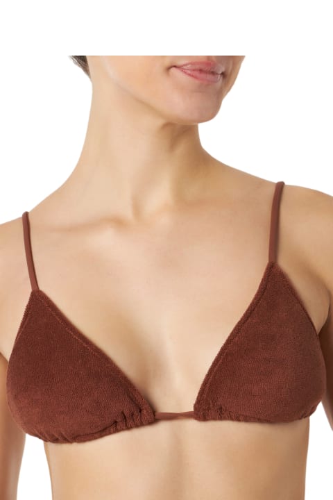 Homeware MC2 Saint Barth Woman Terry Triangle Top Swimsuit