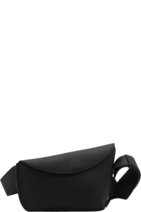 Alexander McQueen for Men Alexander McQueen Black Leather Crossbody Bag