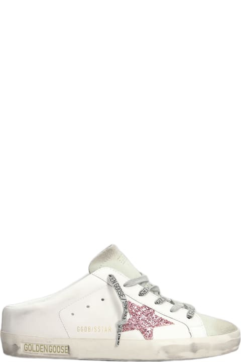 Shoes for Women Golden Goose Bio Based Sneakers In White Suede And Leather