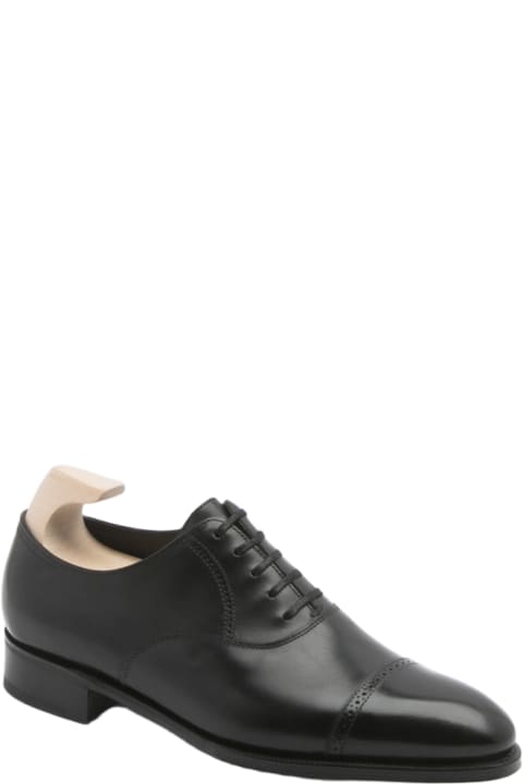 John Lobb Shoes for Men John Lobb Philip Ii Black Oxford Calf Oxford Shoe (fitting E)