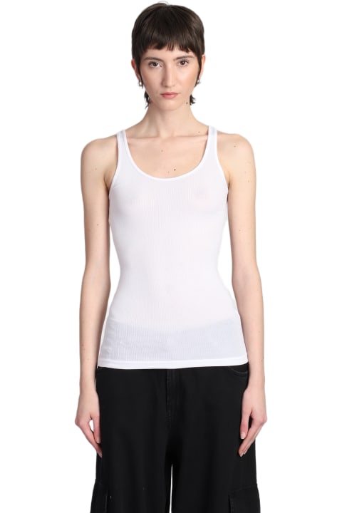 James Perse Topwear for Women James Perse Tank Top In White Cotton