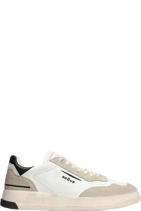 GHOUD Sneakers for Men GHOUD Tweener Sneakers In White Suede And Leather