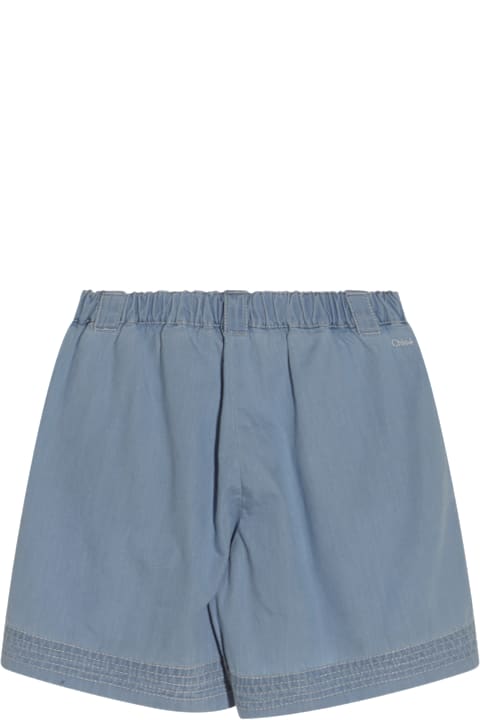 Chloé Bottoms for Girls Chloé Grey Cotton Shorts