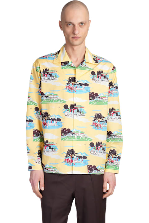 Drôle de Monsieur Clothing for Men Drôle de Monsieur Shirt In Yellow Cotton