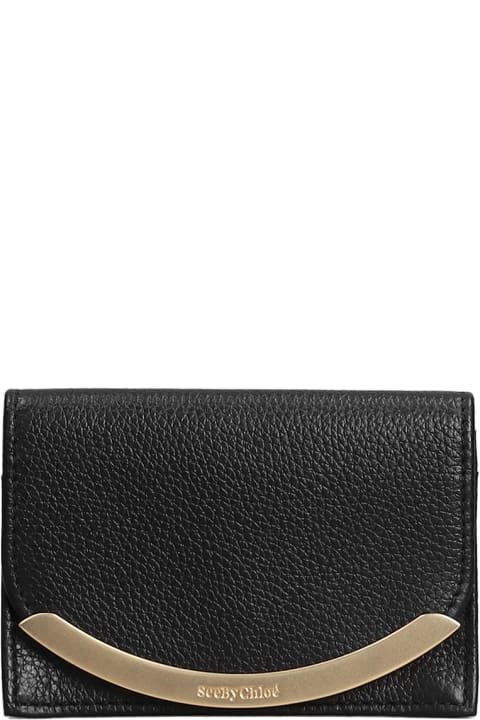 See by Chloé Wallets for Women See by Chloé Lizzie Wallet In Black Leather