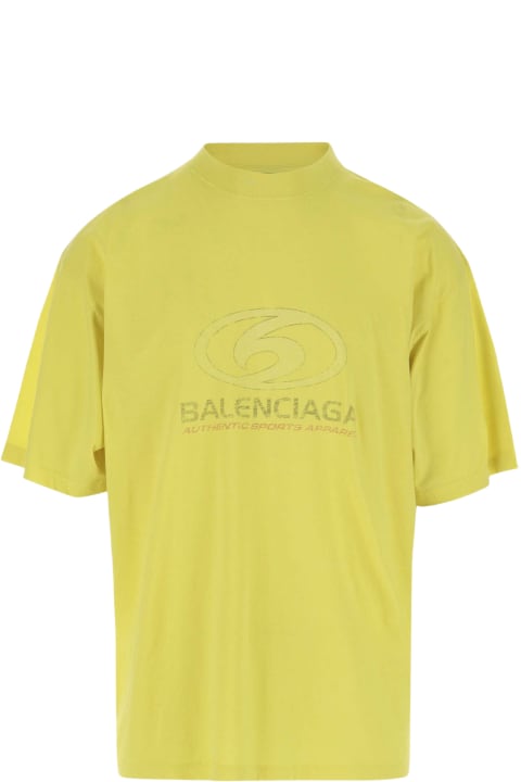 Fashion for Men Balenciaga Cotton Surfer T-shirt With Logo