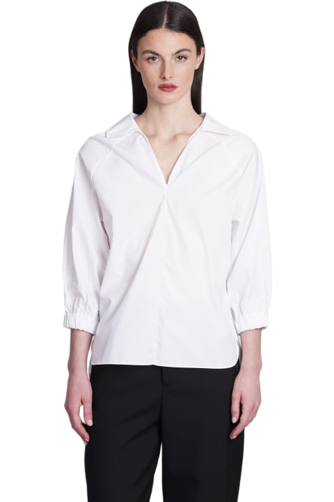 Marni Women Marni V-neck Short-sleeved Blouse