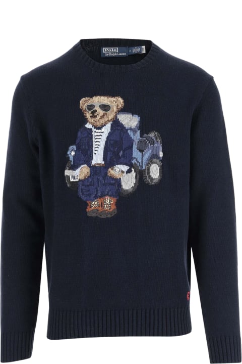 Ralph Lauren Clothing for Men Ralph Lauren Cotton Polo Bear Sweater