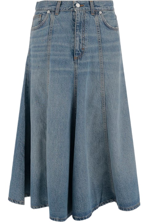Haikure Skirts for Women Haikure Cotton Blend Denim Skirt