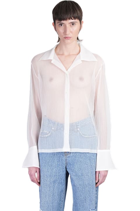 Séfr Clothing for Women Séfr Willow Shirt Shirt In Beige Polyester