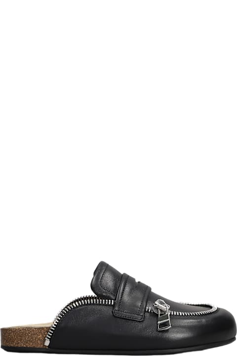 J.W. Anderson Shoes for Women J.W. Anderson Biker Loafer Slipper-mule In Black Leather
