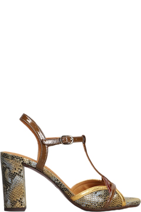 Homeware Chie Mihara Bejo Sandals In Brown Leather