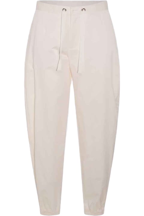 Clothing for Men Dolce & Gabbana Cream Cotton Pants