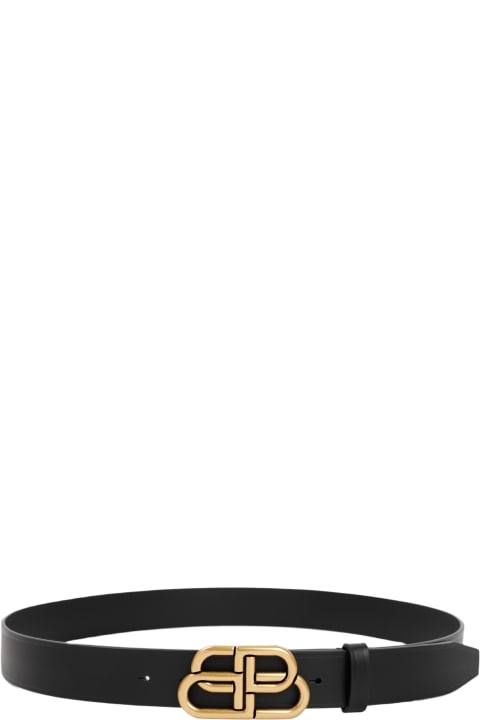 Homeware Balenciaga Leather Bb Belt