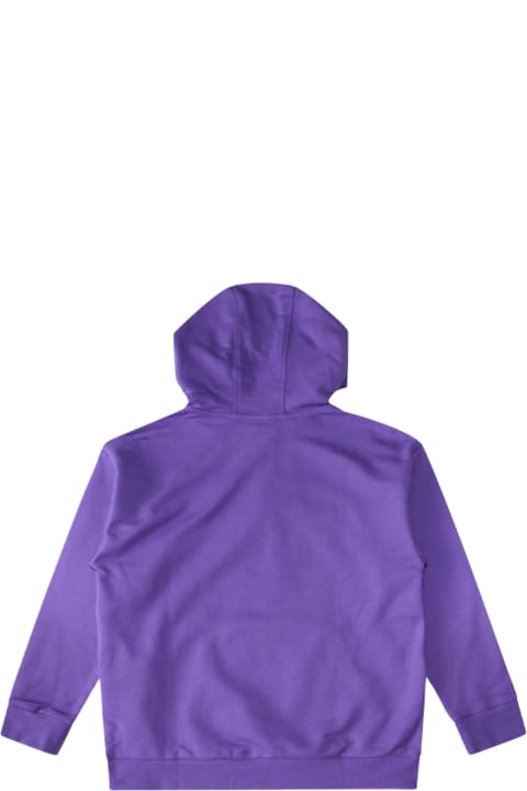 Versace Topwear for Girls Versace Purple Cotton Sweatshirt
