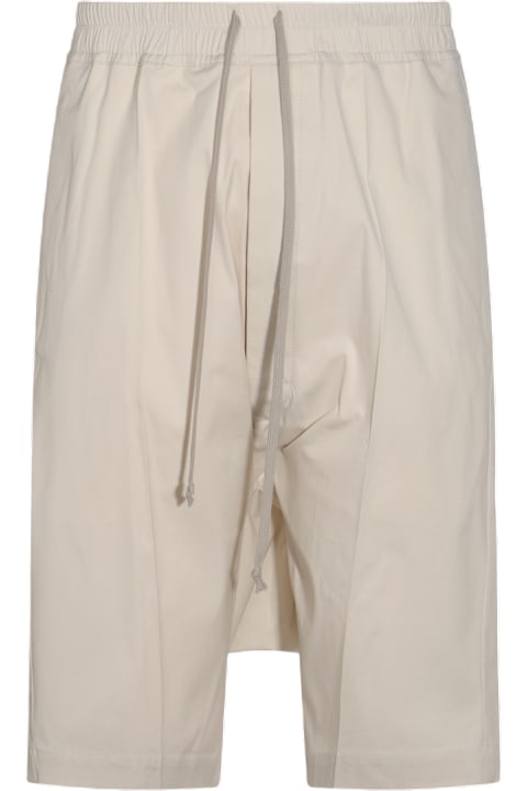 Homeware Rick Owens Beige Cotton Rick S Pods Shorts