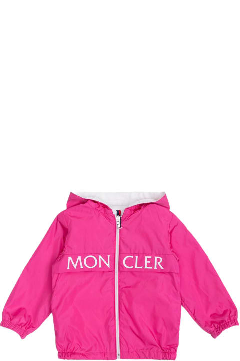 Sale for Baby Girls Moncler 'erdvile' Hooded Jacket