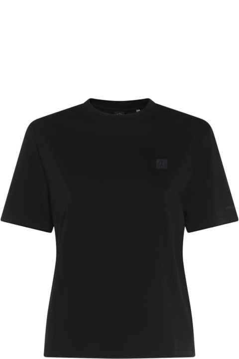 Moose Knuckles Clothing for Women Moose Knuckles Black Cotton T-shirt