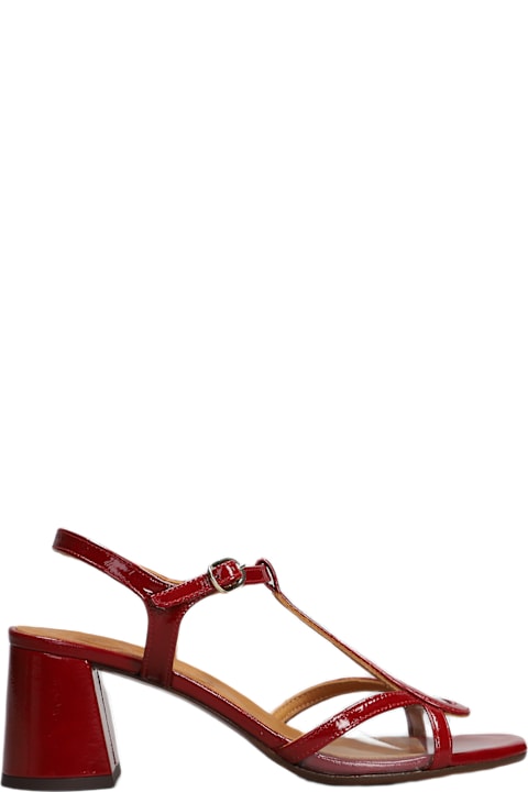 Homeware Chie Mihara Ryona Sandals In Red Leather
