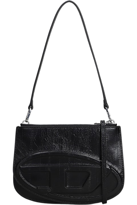 Diesel Bags for Women Diesel 1 Dr 2.0 Shoulder Bag In Black Leather