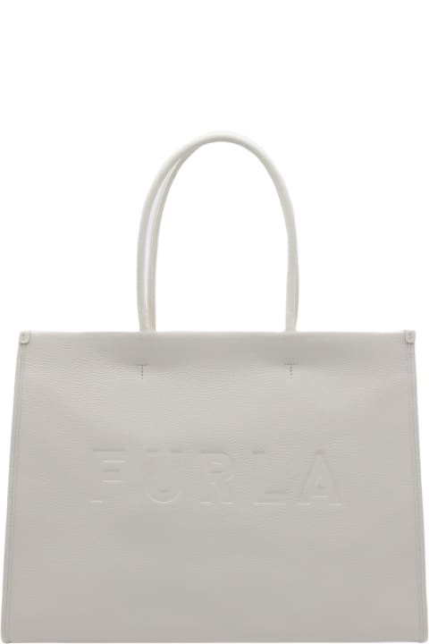 Furla Totes for Women Furla Marshmallow Leather Opportunity Tote Bag