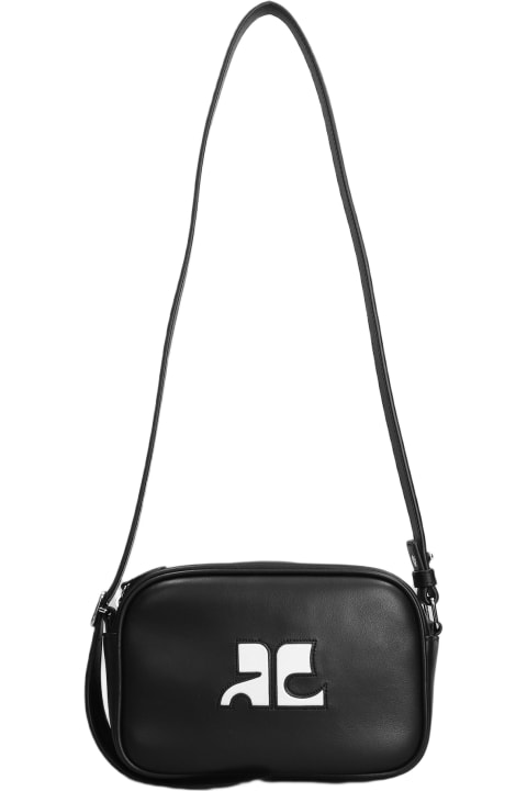 Courrèges for Women Courrèges Shoulder Bag In Black Leather