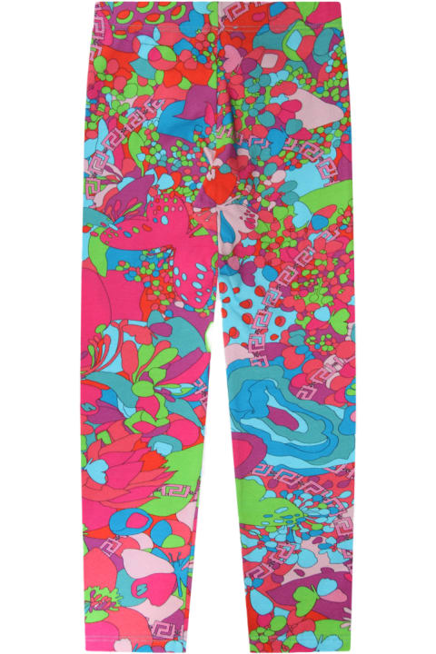 Bottoms for Girls Versace Multicolor Pants