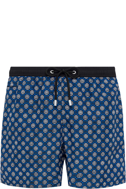 Homeware MC2 Saint Barth Lightweight Fabric Swim Shorts Lighting With Inter Print | Inter Fc Special Edition