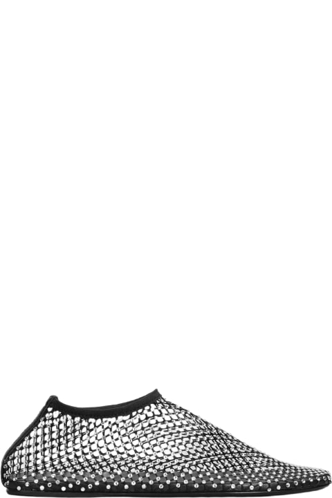Christopher Esber Flat Shoes for Women Christopher Esber Minette Flat Ballet Flats In Black Polyester