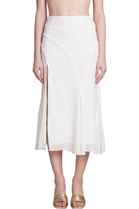 Cult Gaia Skirts for Women Cult Gaia Dallas Skirt In White Rayon
