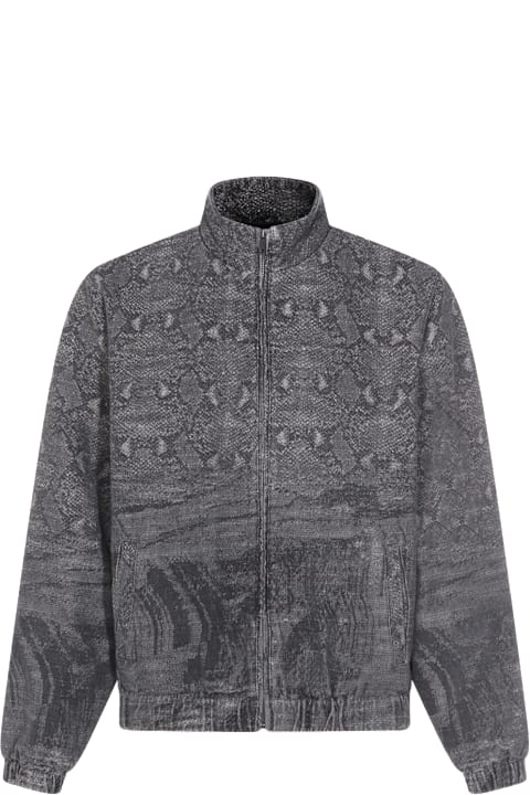 Daily Paper لـ Women Daily Paper Denim Snake Track Casual Jacket