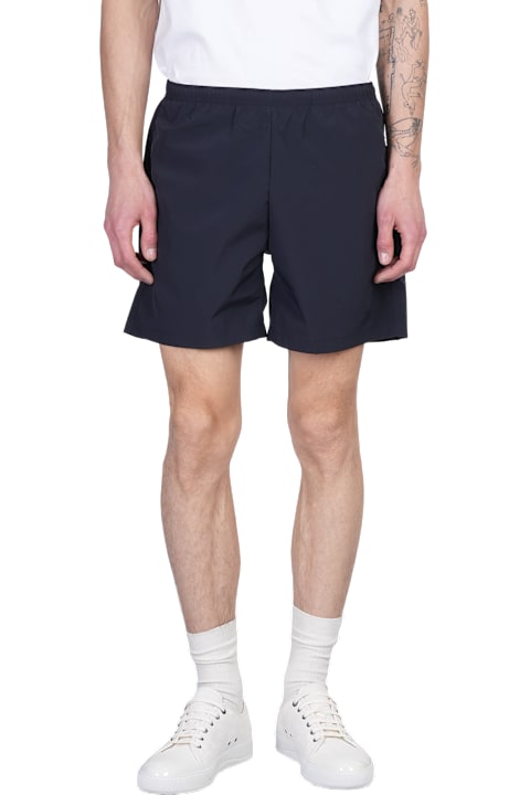 Lanvin Pants for Men Lanvin Shorts In Blue Polyester