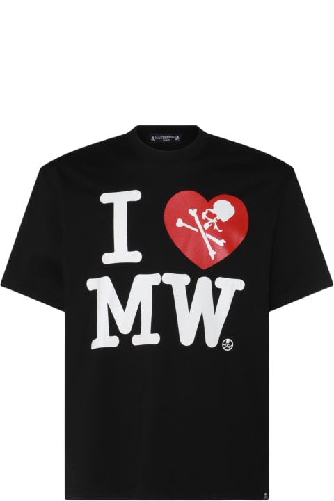 MASTERMIND WORLD Topwear for Men MASTERMIND WORLD Black, Red And White Cotton T-shirt