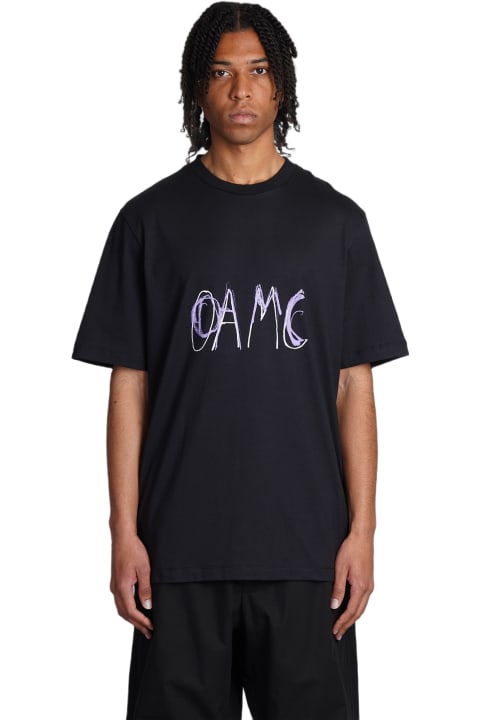 OAMC Topwear for Men OAMC T-shirt In Black Cotton