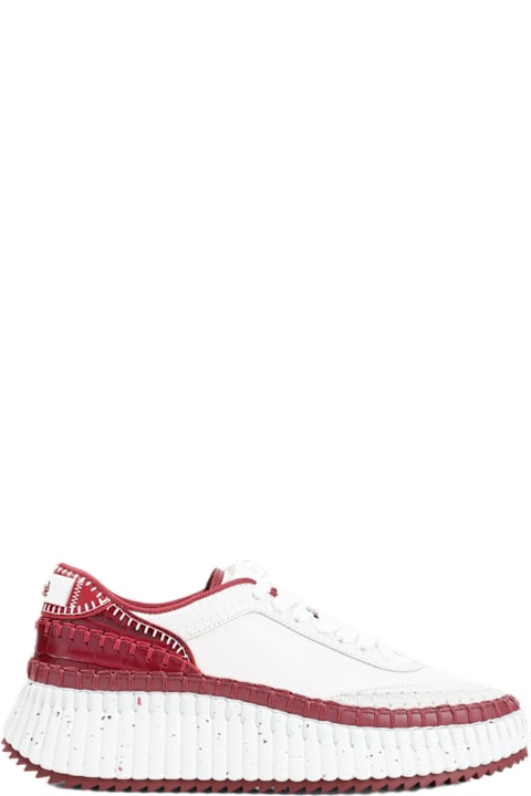 Chloé Sneakers for Women Chloé Red And White Sneakers