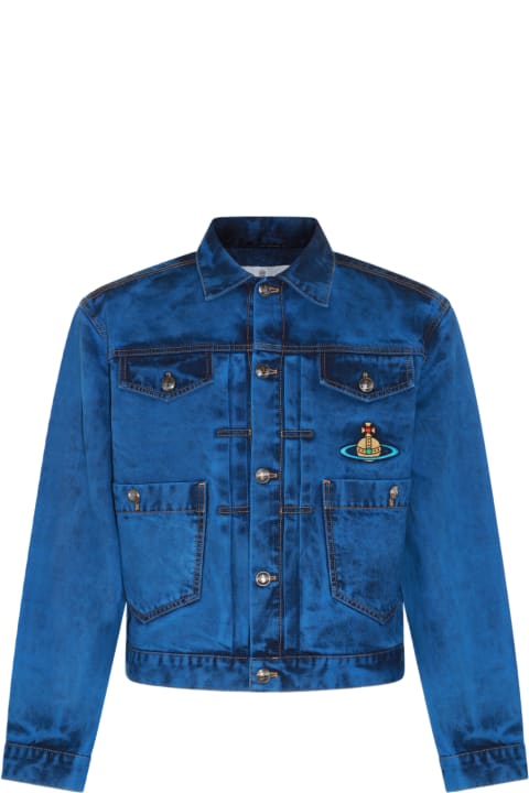 Vivienne Westwood Coats & Jackets for Men Vivienne Westwood Blue Cotton Denim Jacket