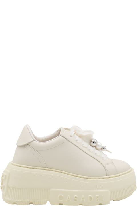 Casadei for Men Casadei Milk Leather Nexus Sneakers