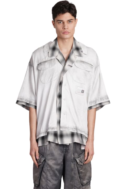 メンズ Mihara Yasuhiroのシャツ Mihara Yasuhiro Shirt In Grey Rayon