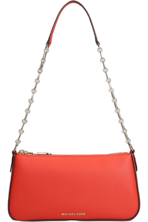 Michael Kors for Women Michael Kors Empire Shoulder Bag In Red Leather