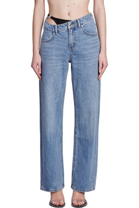 Fashion for Women Alexander Wang Jeans In Blue Cotton