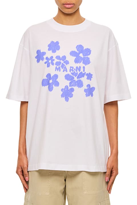 Sale for Women Marni White Cotton T-shirt