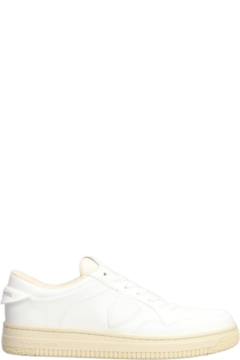 Philippe Model for Women Philippe Model Lyon Sneakers In White Leather