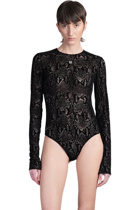 Givenchy ملابس داخلية وملابس النوم لـ السيدات Givenchy Body In Black Polyamide