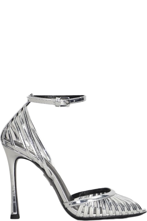 retrofete for Women retrofete Analu Sandals In Silver Leather