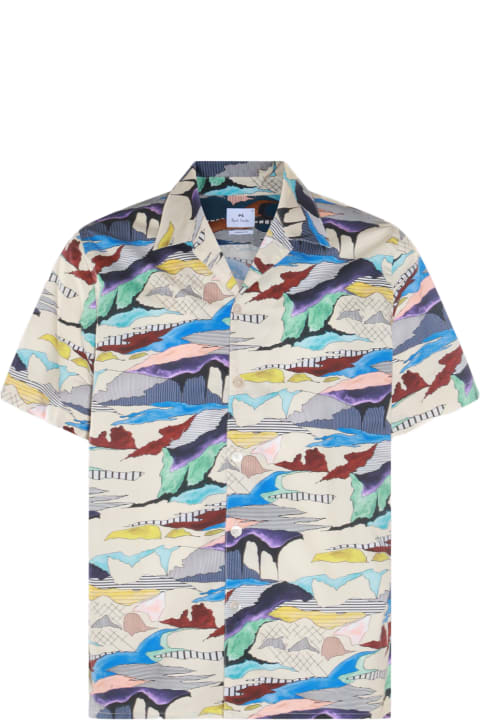 Paul Smith for Men Paul Smith Cream Multicolour Cotton Shirt