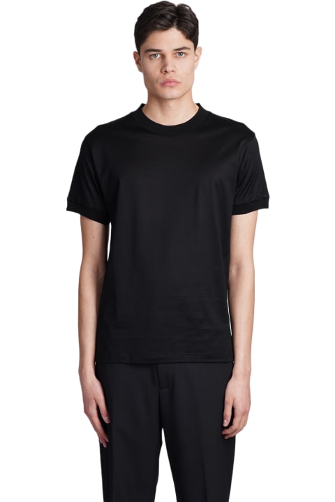 Tagliatore 0205 Topwear for Men Tagliatore 0205 Keys T-shirt In Black Cotton