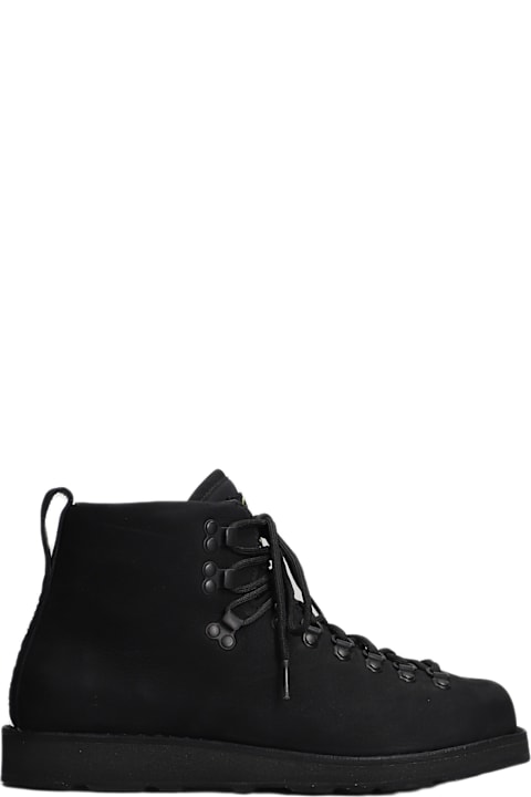 Stone Island Boots for Men Stone Island Vibram Ankle Boots In Black Leather
