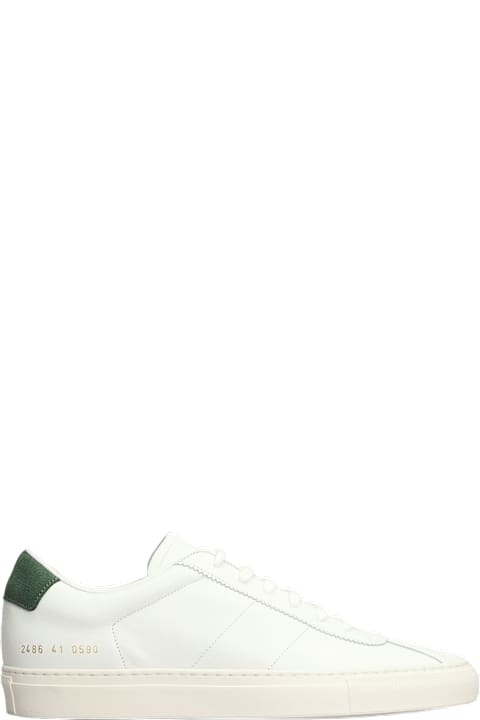 Common Projects for Men Common Projects Tennis Classic Sneakers In White Leather