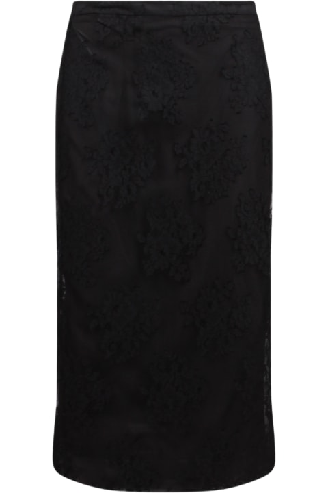 Skirts for Women Dolce & Gabbana Tulle Sheer Midi Skirt